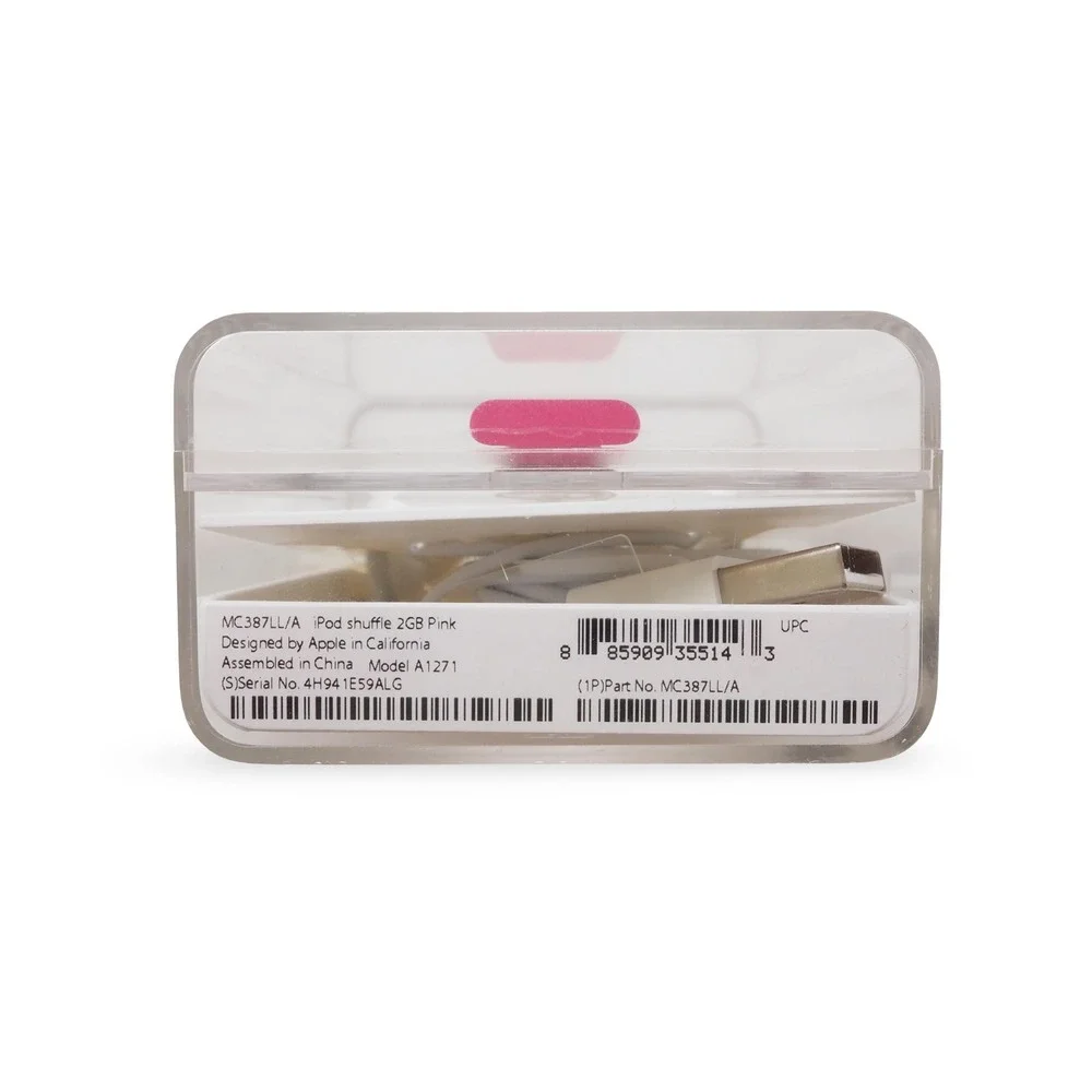 Apple iPod Shuffle 2GB 3rd Gen Late 2009 A1271 Pink New Sealed MC387LL/A